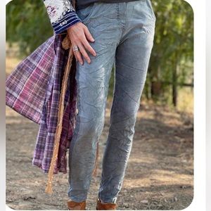 NWOT The Porter Collective Ultra Suede Drawstring Waist Joggers